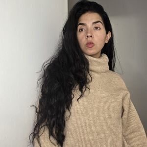 New Look Tan Turtleneck Sweater